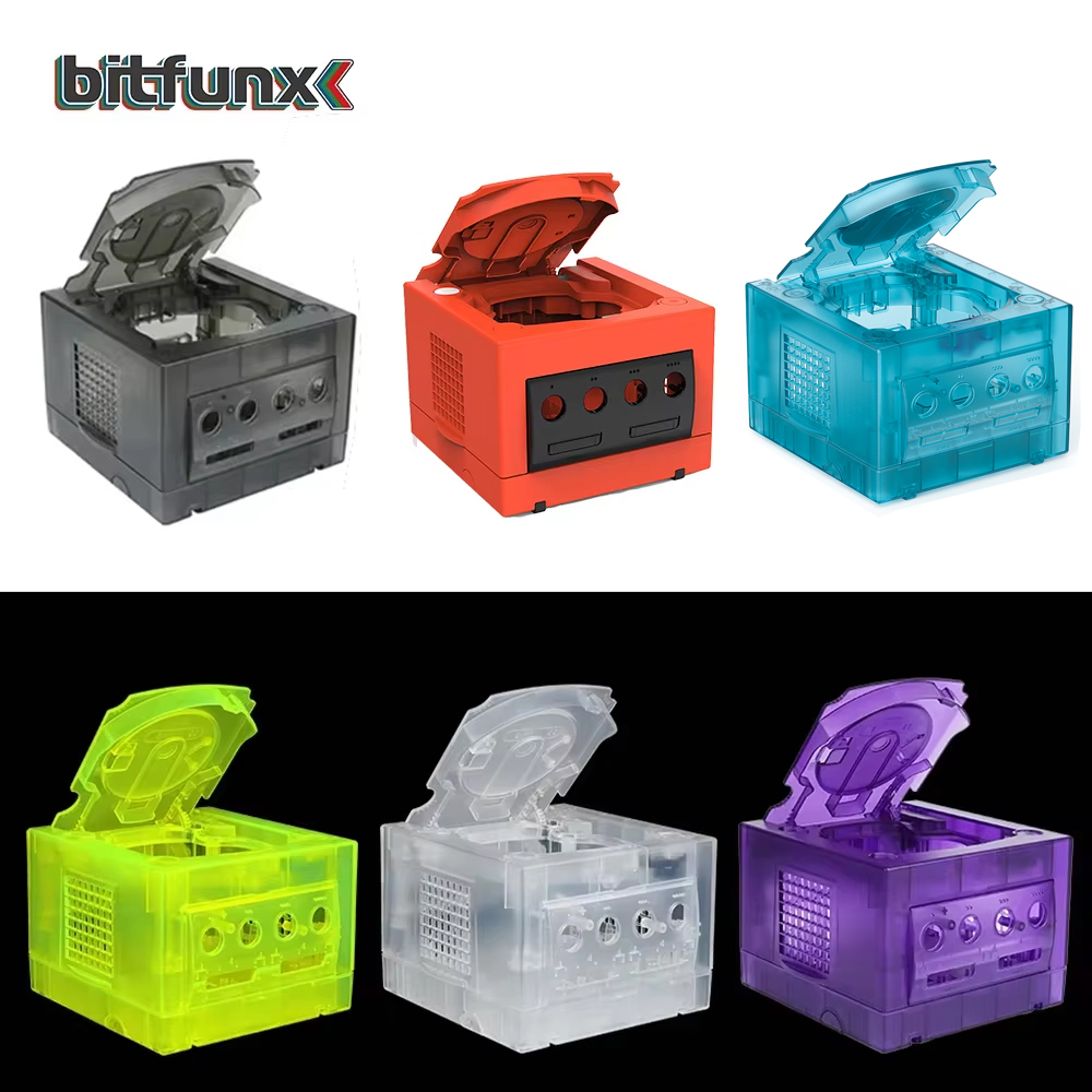 Retro Gaming Nintendo - BitFunx NGC Caixa Transparente Caso de