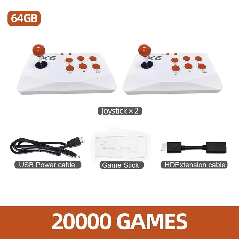 Retro Gaming X6 - X6 console de videogame 4k hd