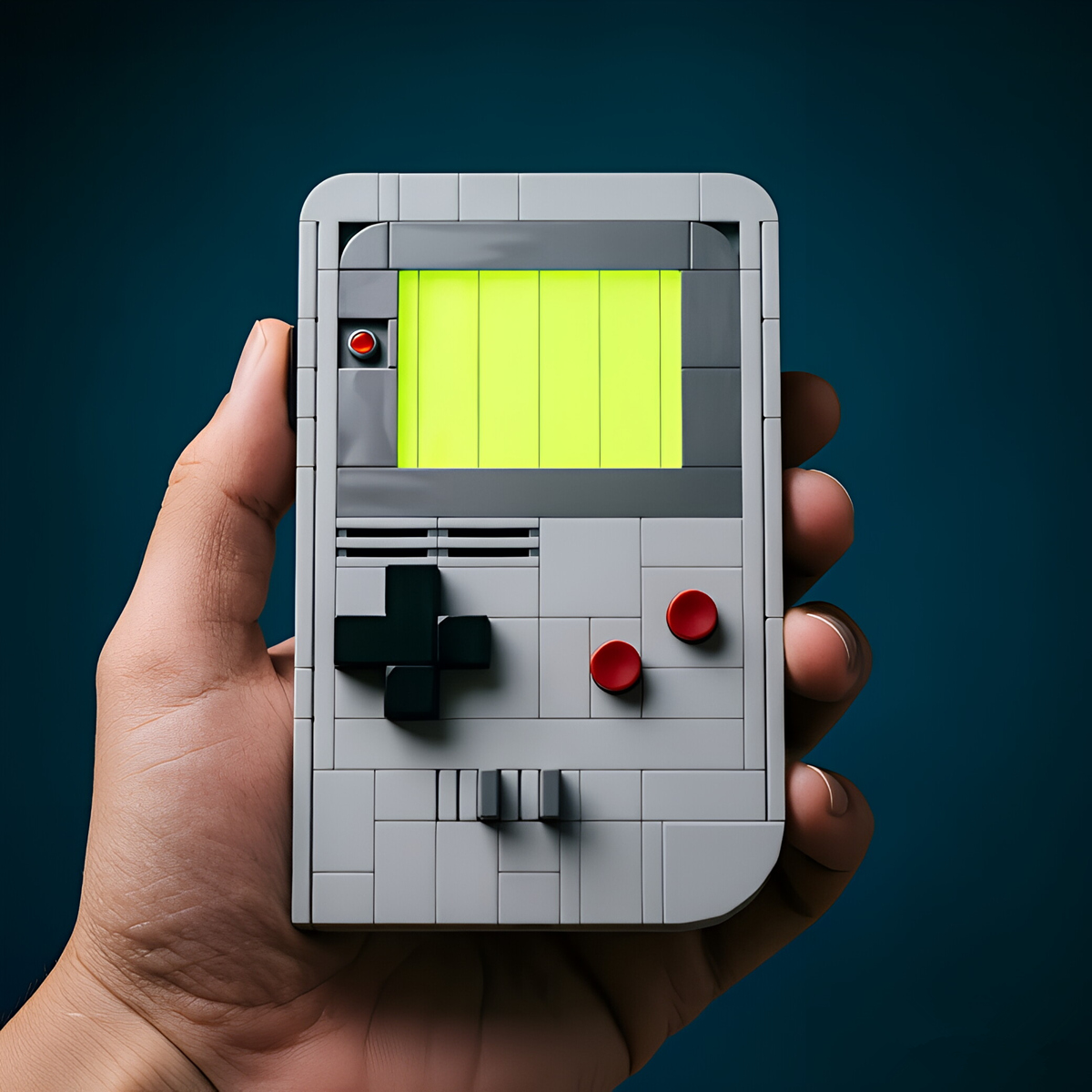 Retro Gaming Lego - Controle de Joystick para Jogos, Console