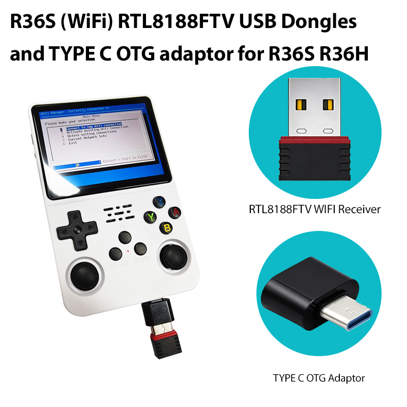 Retro Gaming In 2026 - Dongles USB 2026 R36S (WiFi) RTL8188FTV