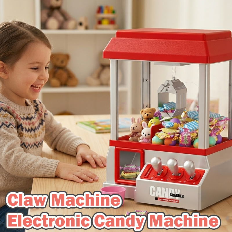 Game Retro Gaming - Máquina de Garra Eletrônica de Doces,