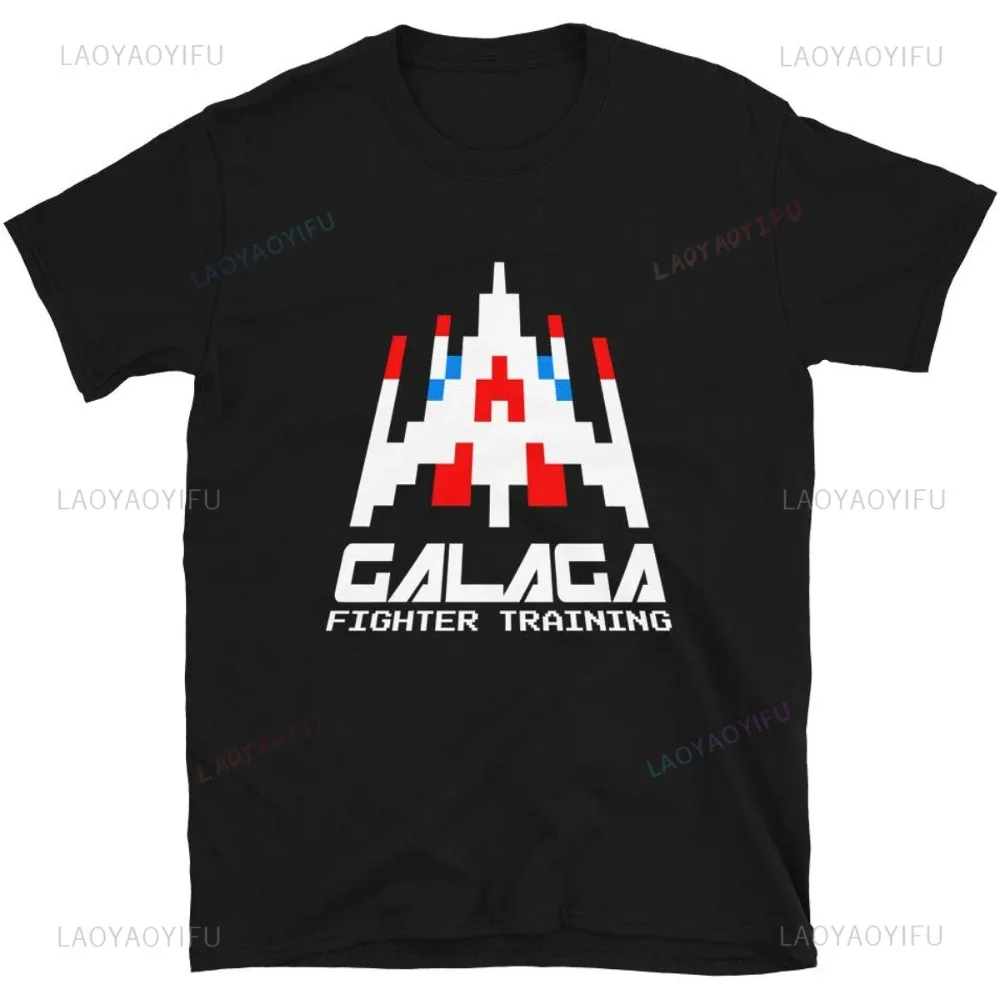 Game Retro Gaming - Arcade Galaga-camiseta vintage masculina, videogame, jogo