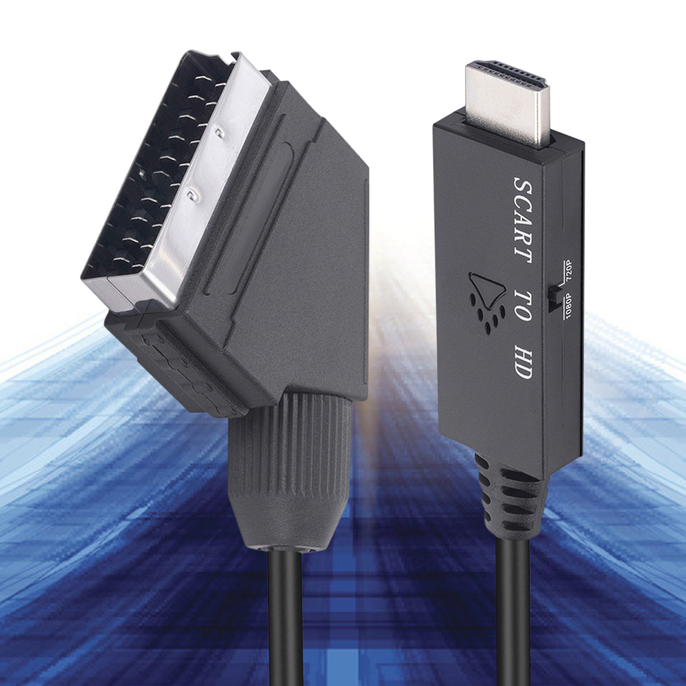 Scart To Hdmi - Adaptador Conversor de Vídeo e Áudio
