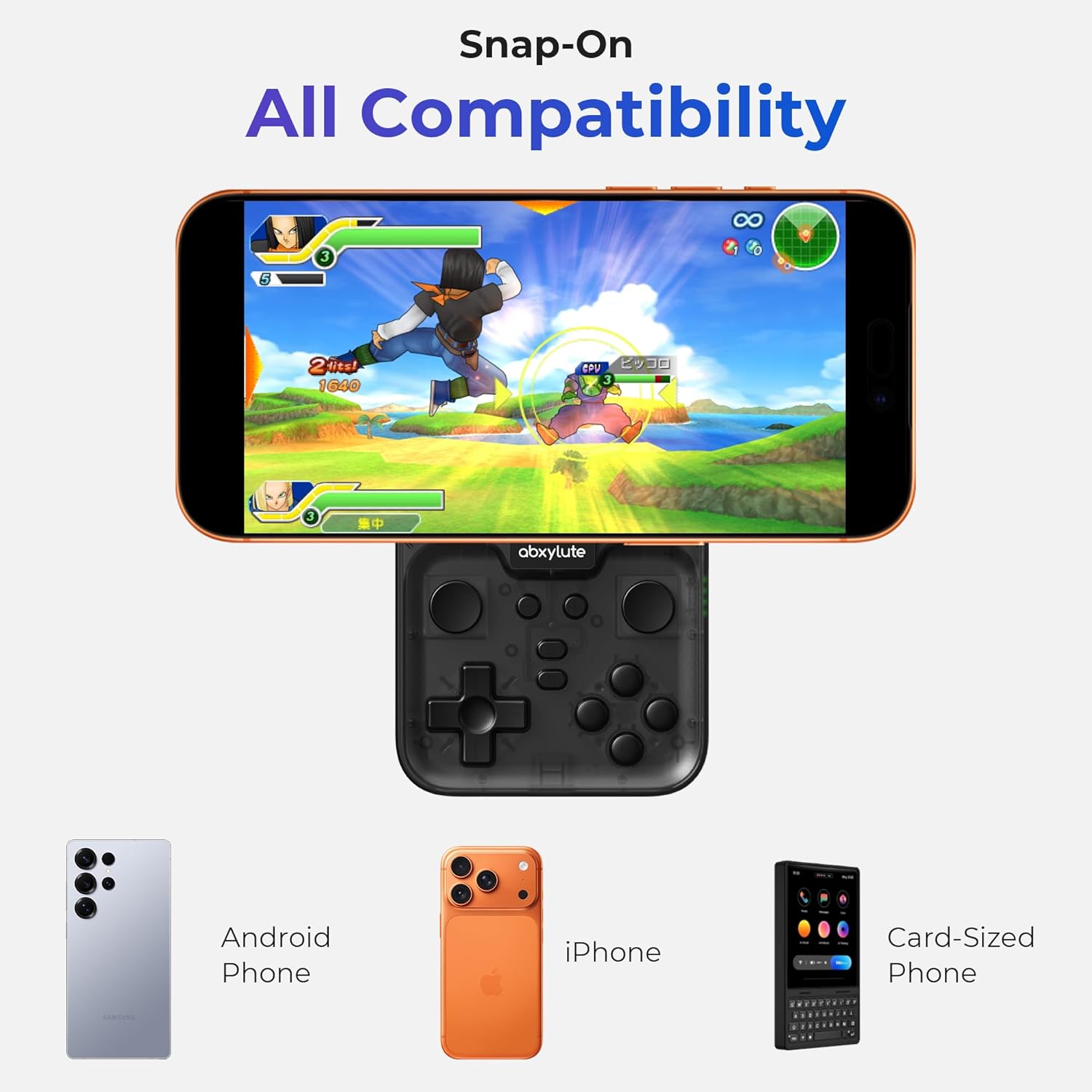 Retro Gaming On Android - Controlador de Jogos Móvel M4 Snap-On