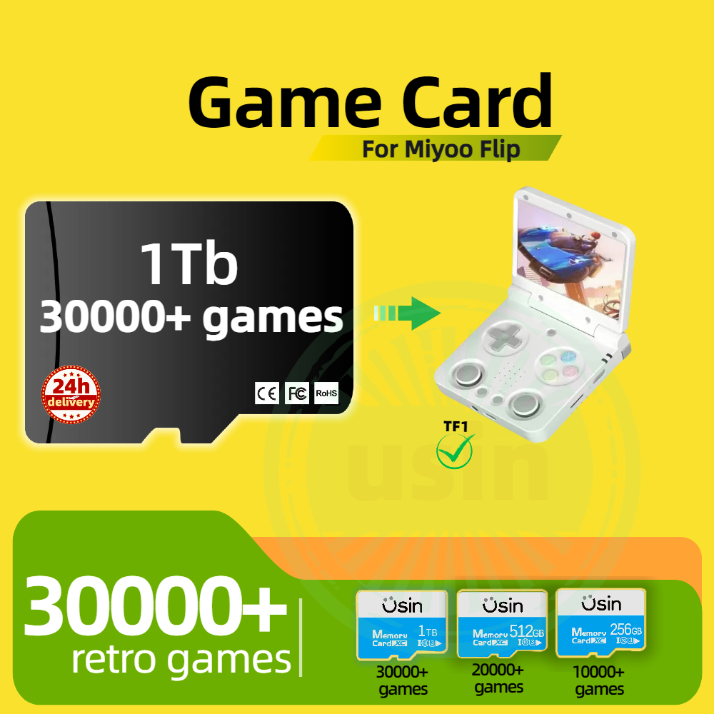 Retro Gaming Portable - Cartão de jogo para miyoo flip