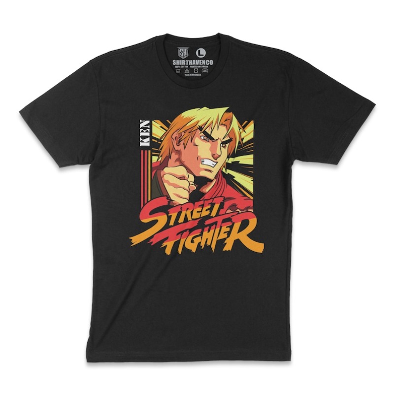 Retro Gaming Kent - 00012736 # A-ken camiseta street fighter
