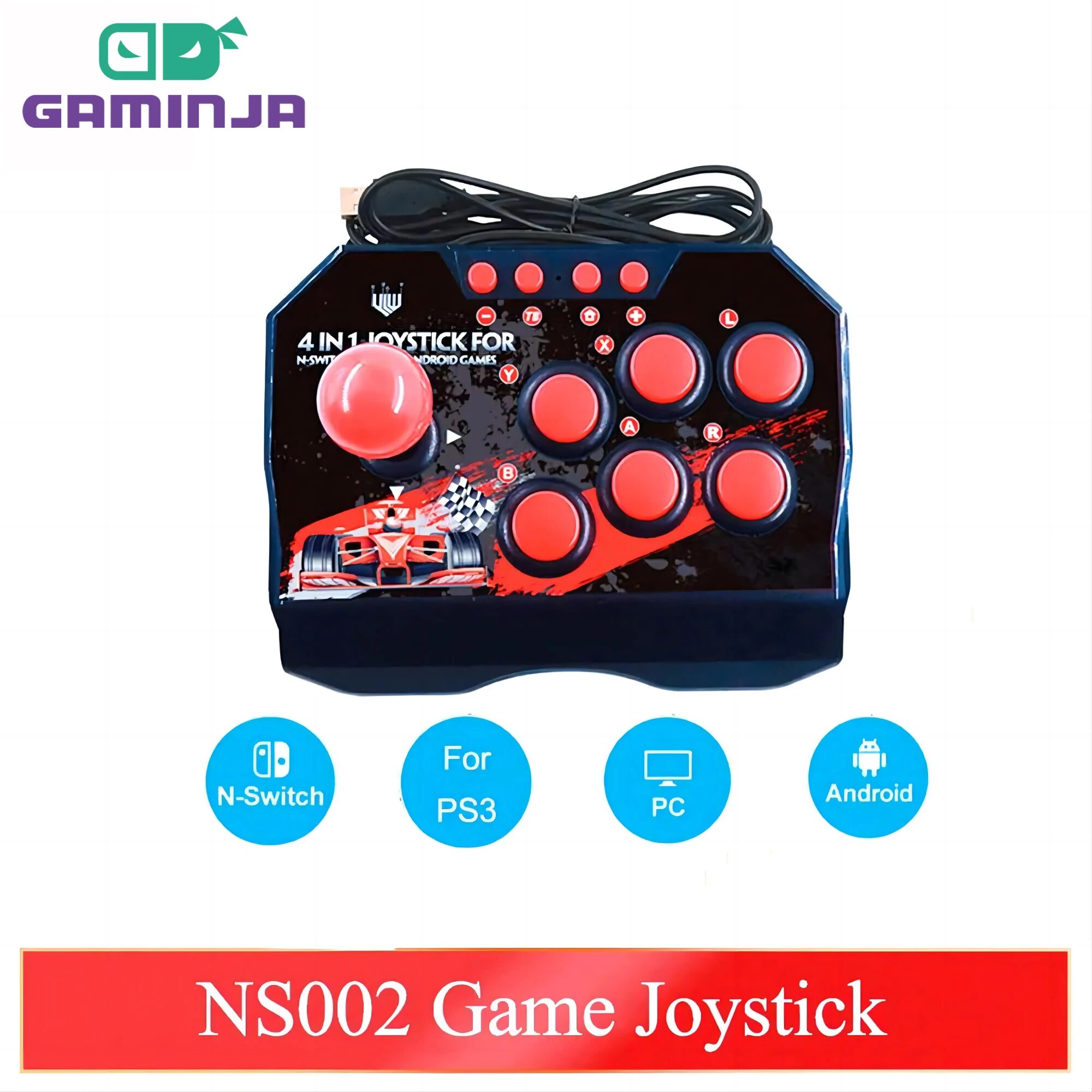 Retro Gaming For Tv - GAMINJA NS002 4 Em 1 Retro