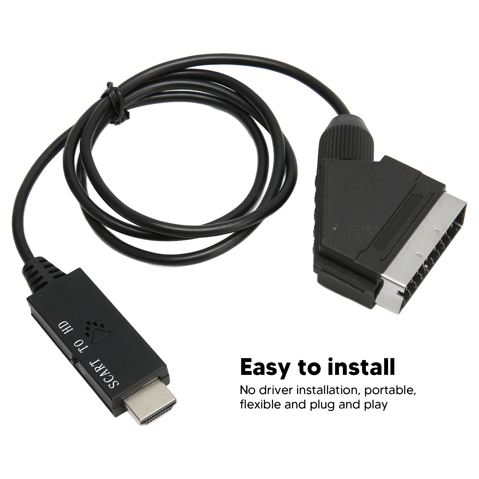 Scart To Hdmi - Conversor de Interface Multimídia SCART para