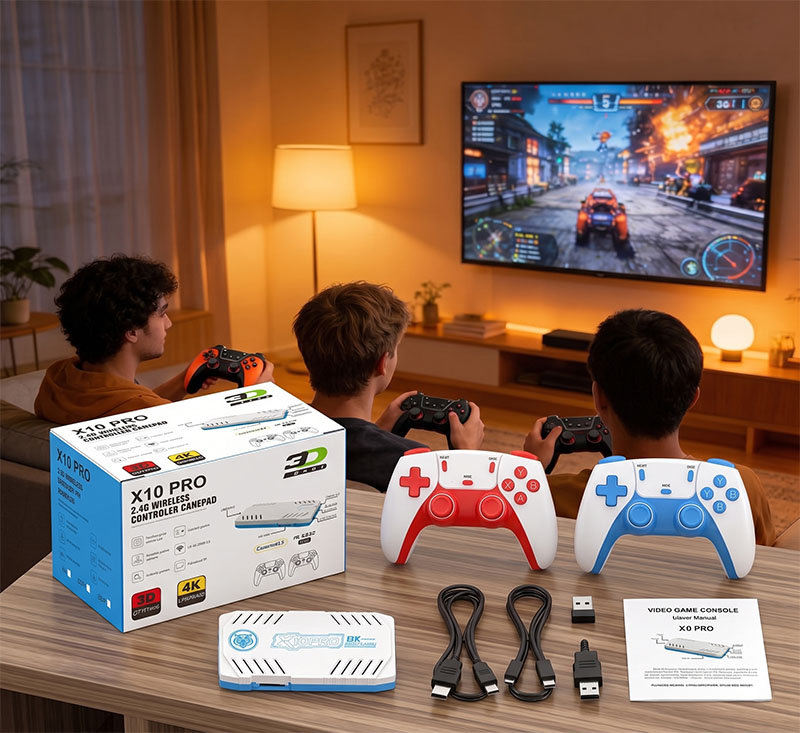 Retro Gaming For Tv - Console de Jogos Portátil Retro X10