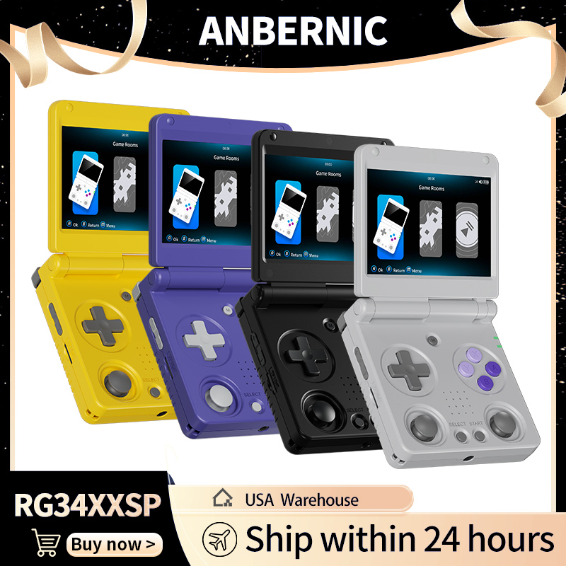 Retro Gaming Play Zone - Anbernic rg34xxsp console de jogos portátil
