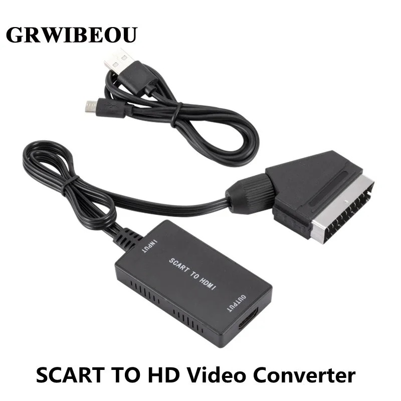 Scart To Hdmi - Conversor SCART para HDMI com Cabo