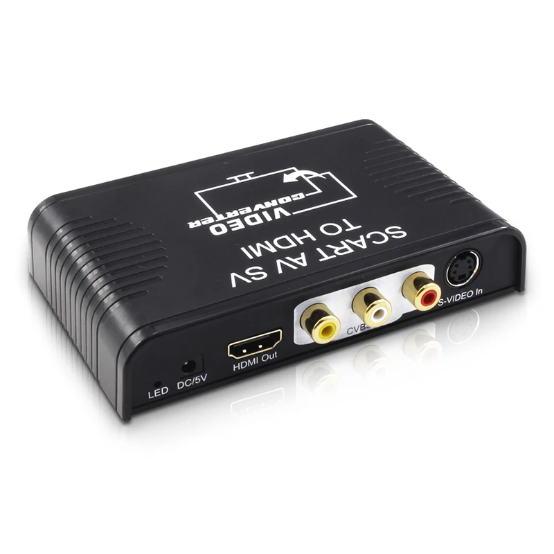 Scart To Hdmi - S-Video Composto AV Scart para conversor