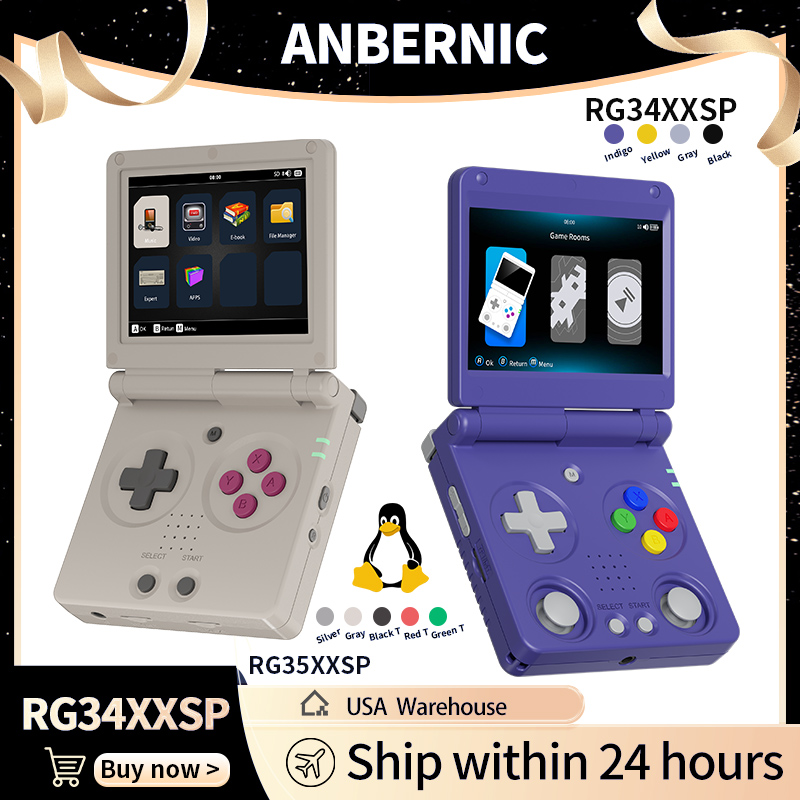 Anbernic RG34XXSP RG35XXSP Fli - Retro Gaming Play Zone avaliação e preço