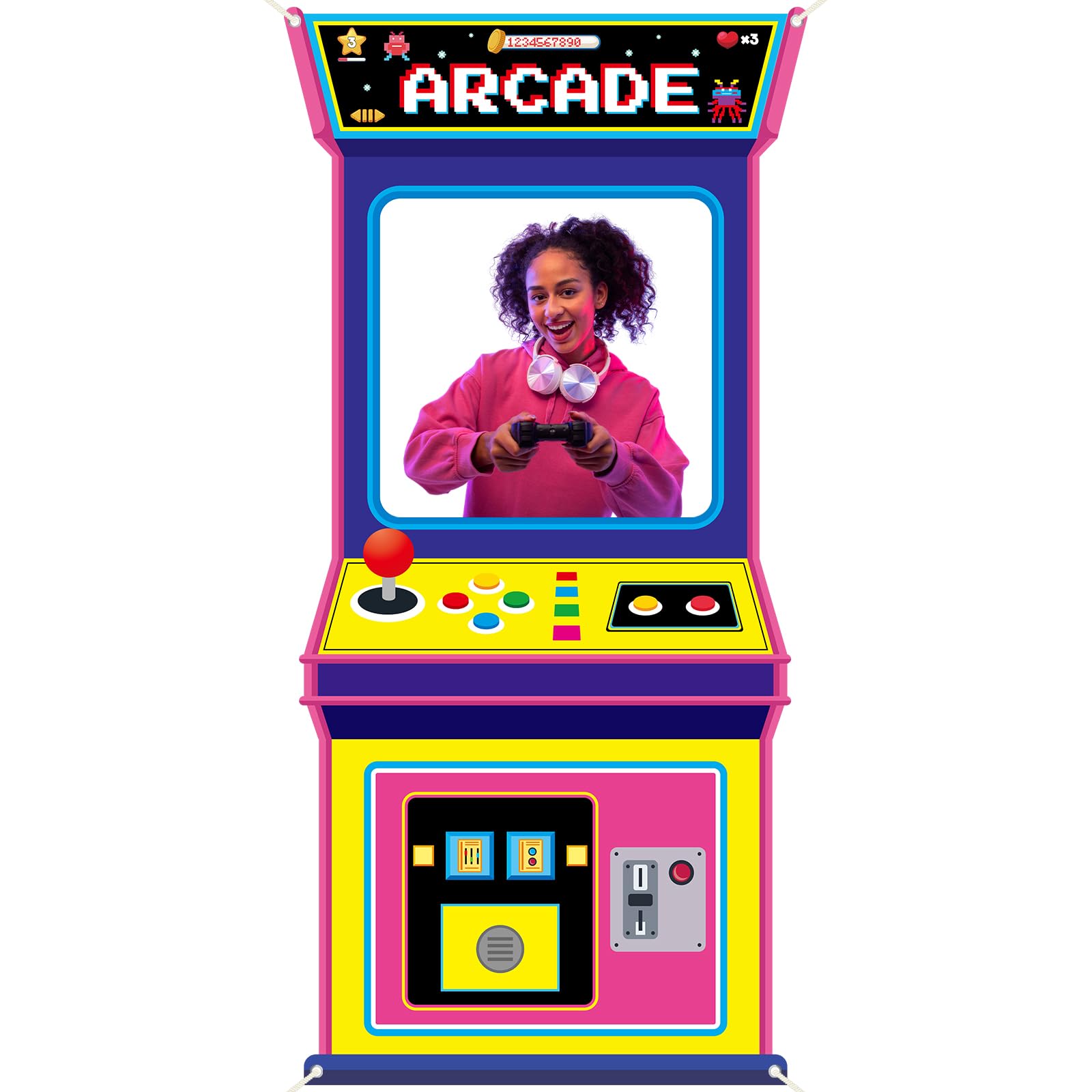 Fundo Fotográfico de Tecido co - Game Retro Gaming avaliação e preço