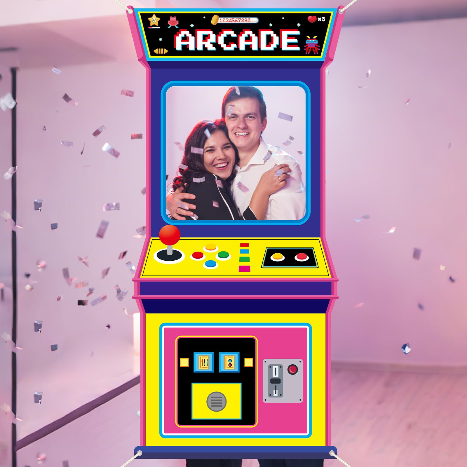 Fundo Fotográfico de Tecido co - Game Retro Gaming avaliação e preço