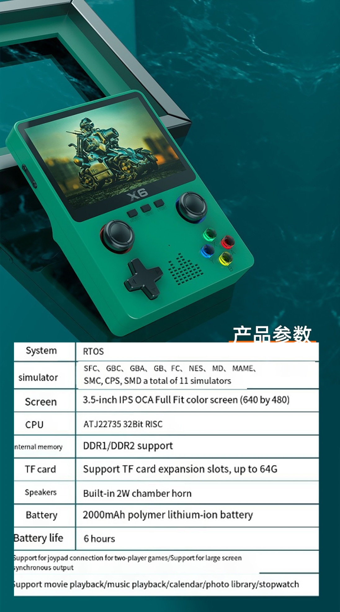 Novos consoles de videogame x6 - Retro Gaming X6 avaliação e preço