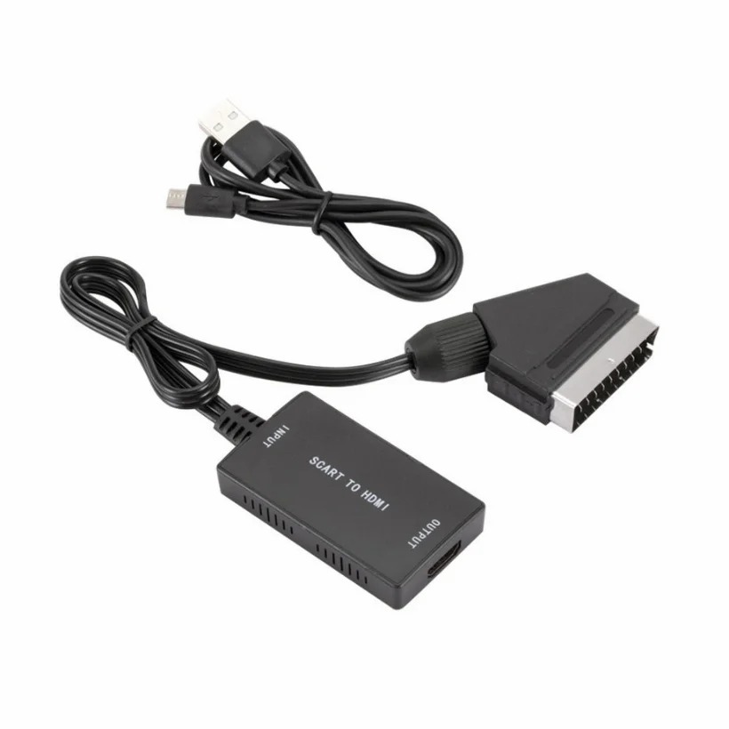 1080p hdmi-compatível com conv - Scart To Hdmi avaliação e preço
