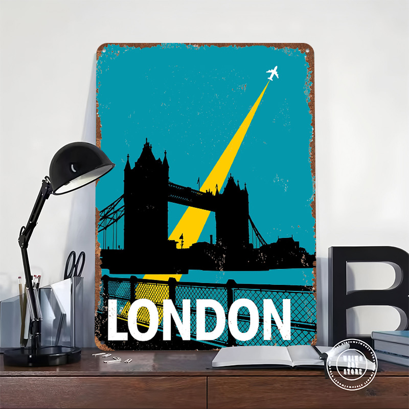 Pôster Metálico London Travel  - Retro Gaming In London avaliação e preço