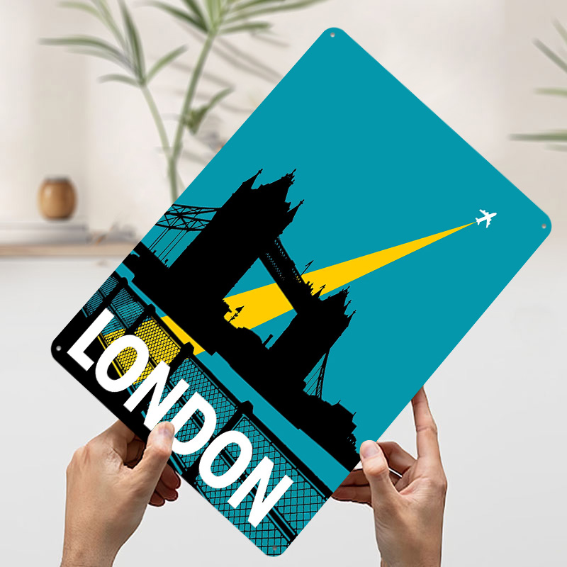 Pôster Metálico London Travel  - Retro Gaming In London avaliação e preço