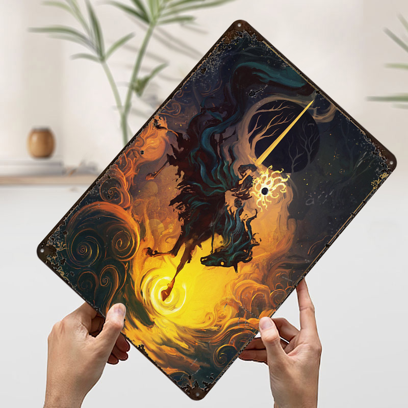 Pôster Metálico The Eclipse Kn - Retro Knight Gaming avaliação e preço