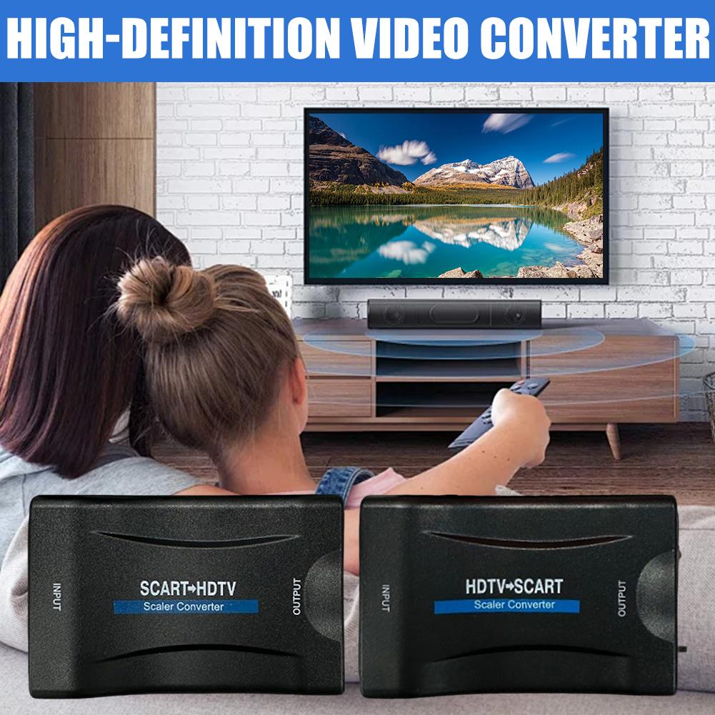 Conversor Adaptador de Vídeo e - Scart To Hdmi avaliação e preço