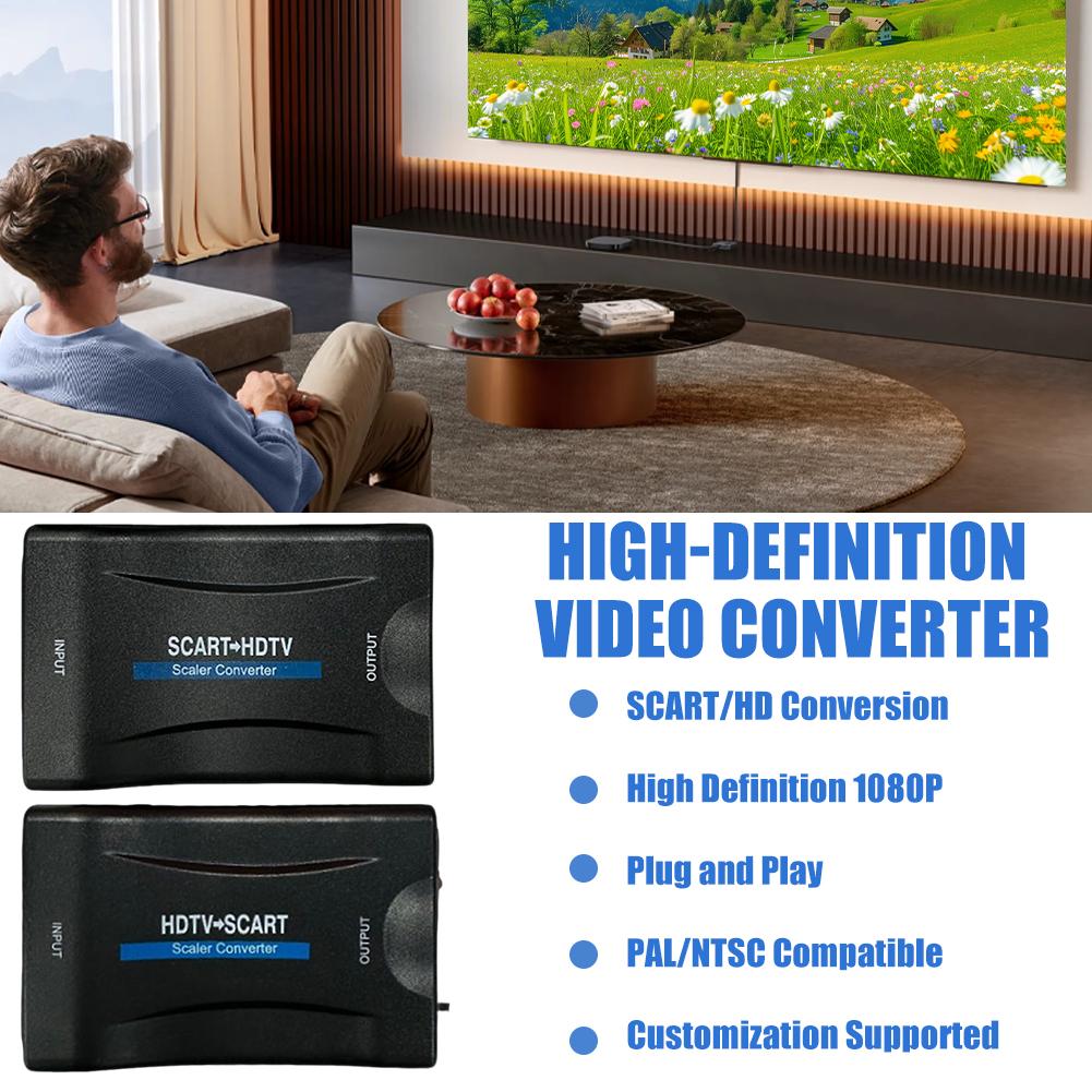 Conversor Adaptador de Vídeo e - Scart To Hdmi avaliação e preço