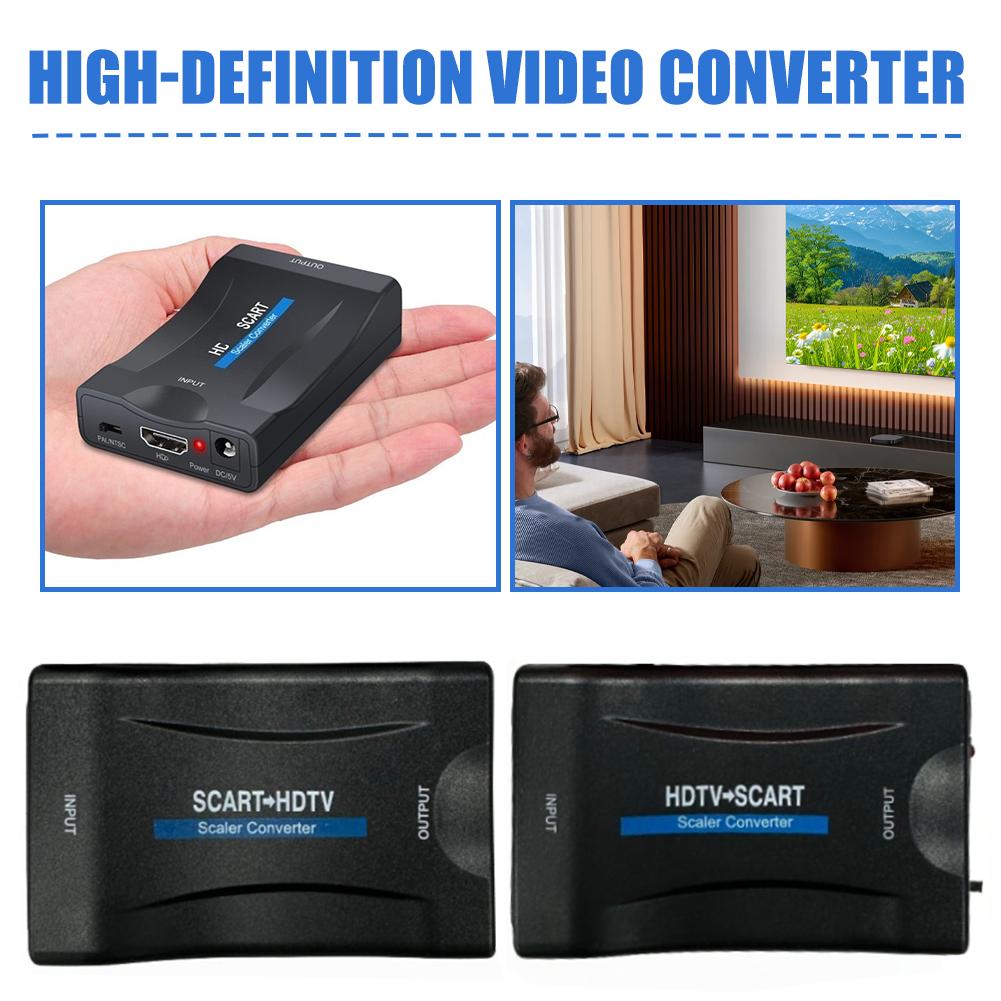 Conversor Adaptador de Vídeo e - Scart To Hdmi avaliação e preço