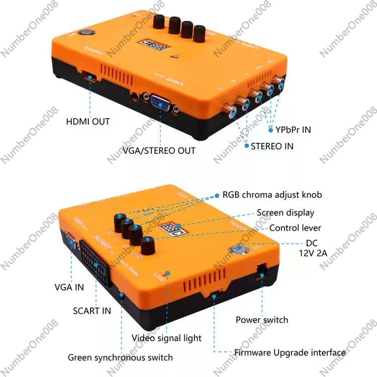 Conversor de Vídeo Componente  - Scart To Hdmi avaliação e preço