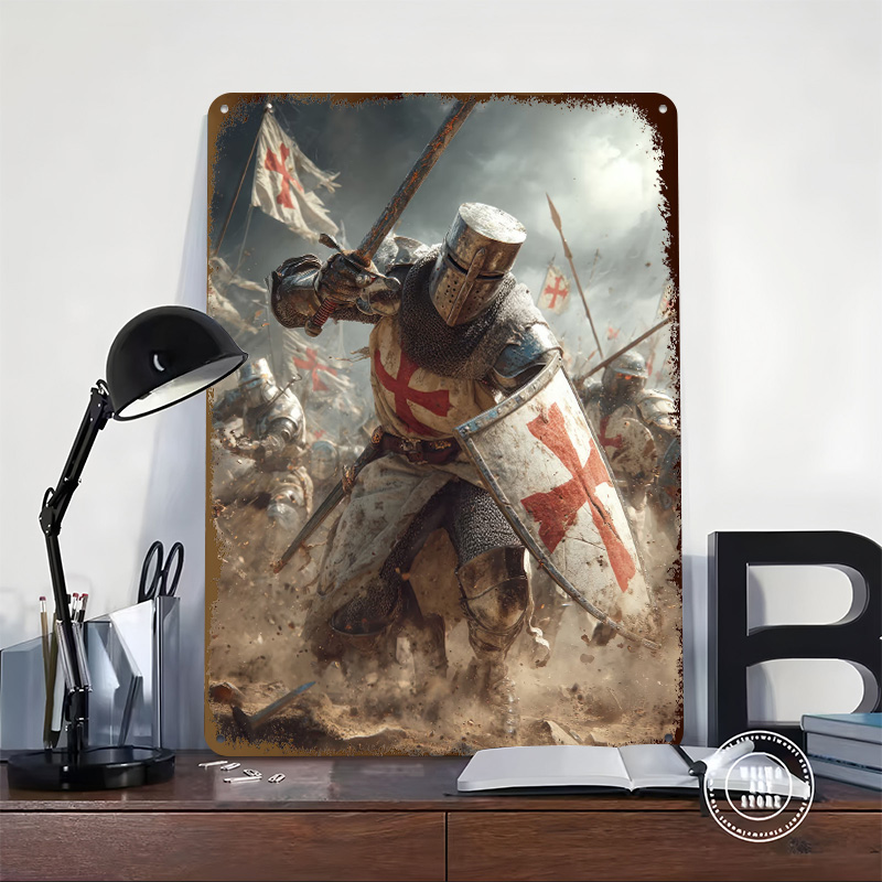 Pôster Texturizado 3D Cavaleir - Retro Knight Gaming avaliação e preço
