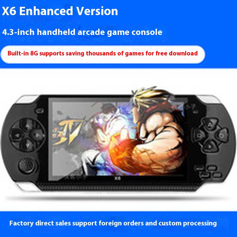 Psp 3000 x6 consola 12 tipos d - Retro Gaming X6 avaliação e preço