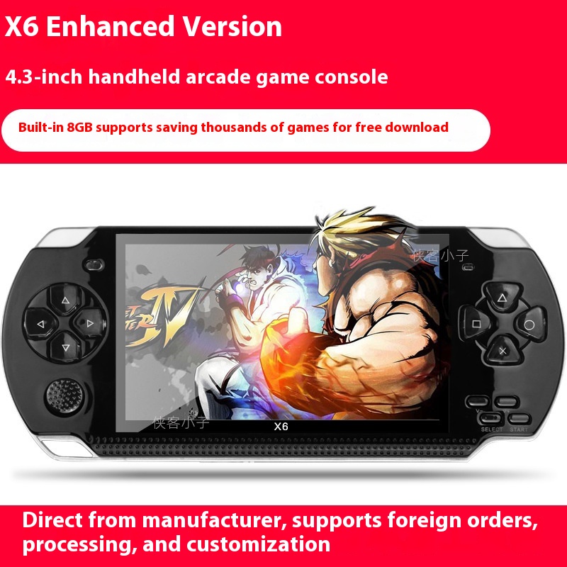 Psp 3000 x6 consola 12 tipos d - Retro Gaming X6 avaliação e preço