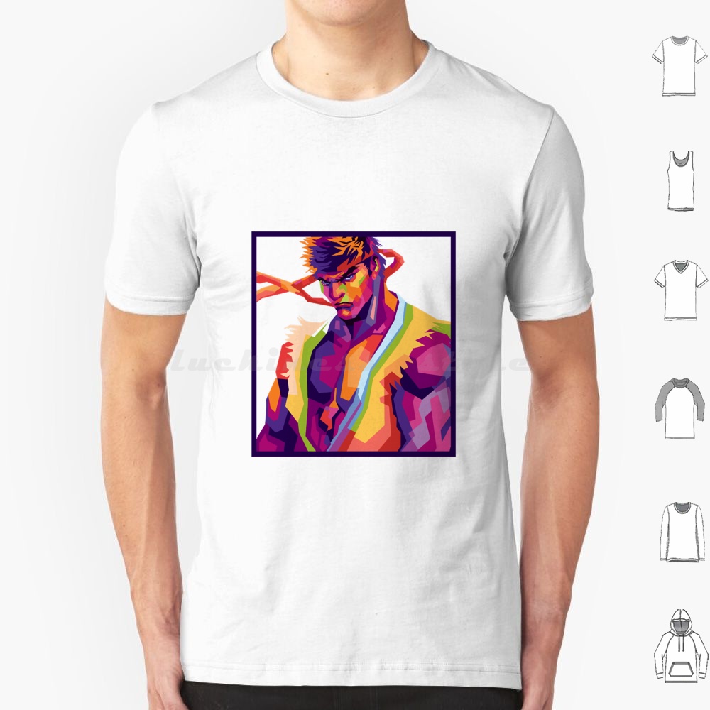 Ryu t camisa de algodão das mu - Retro Gaming Kent avaliação e preço