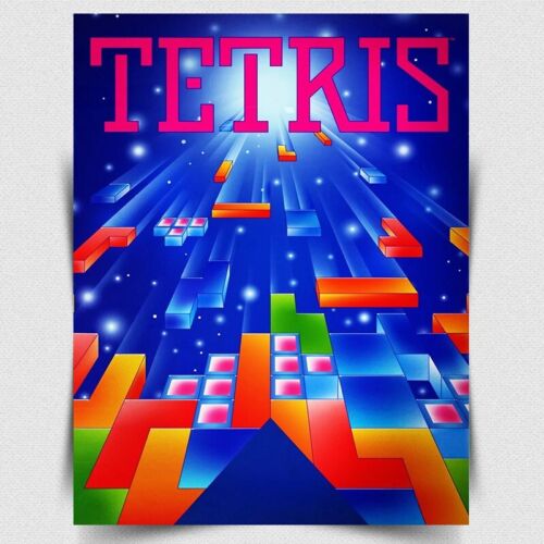 TETRIS METAL SIGN PLAQUE - Pôs - Game Retro Gaming avaliação e preço