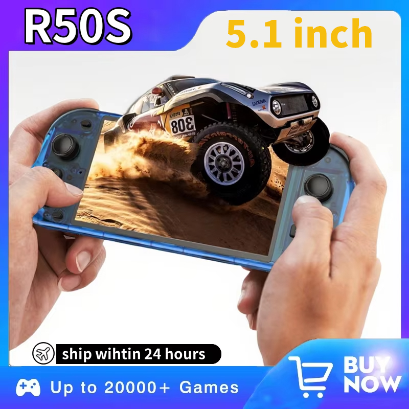 5.1 polegada novo r50s retro h - Retro Gaming Portable avaliação e preço