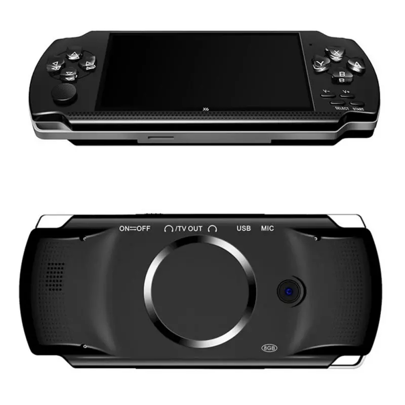 Venda quente 4.3 polegada retr - Retro Gaming X6 avaliação e preço