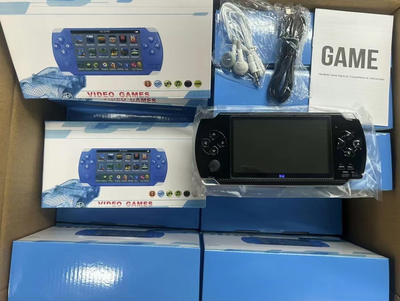 Venda quente 4.3 polegada retr - Retro Gaming X6 avaliação e preço