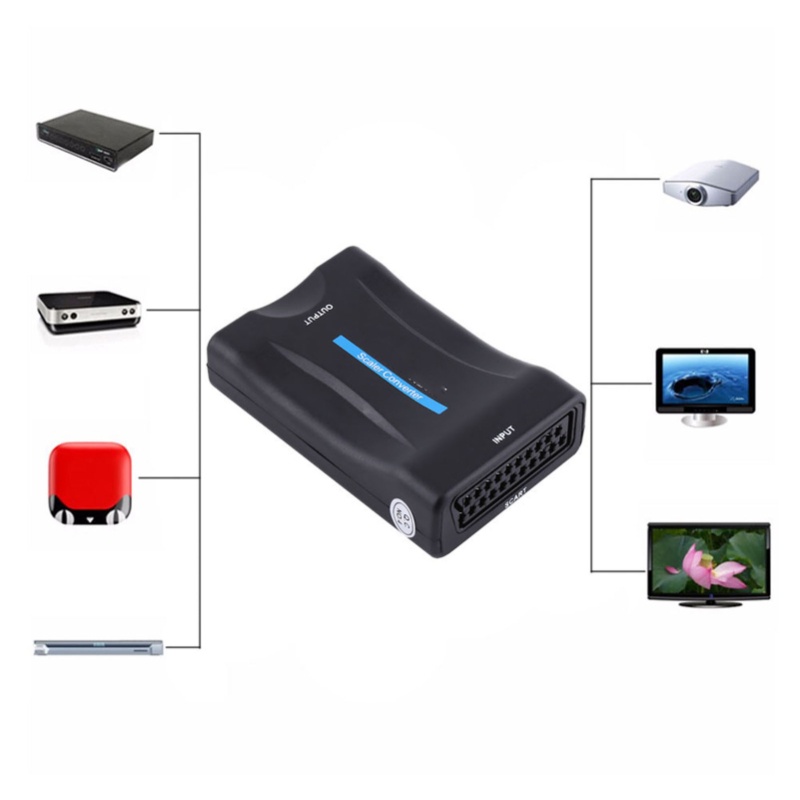 Conversor de Áudio e Vídeo Sca - Scart To Hdmi avaliação e preço