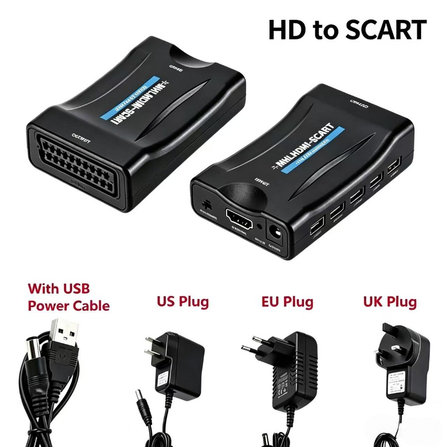 Conversor HDMI para Scart 1080 - Scart To Hdmi avaliação e preço