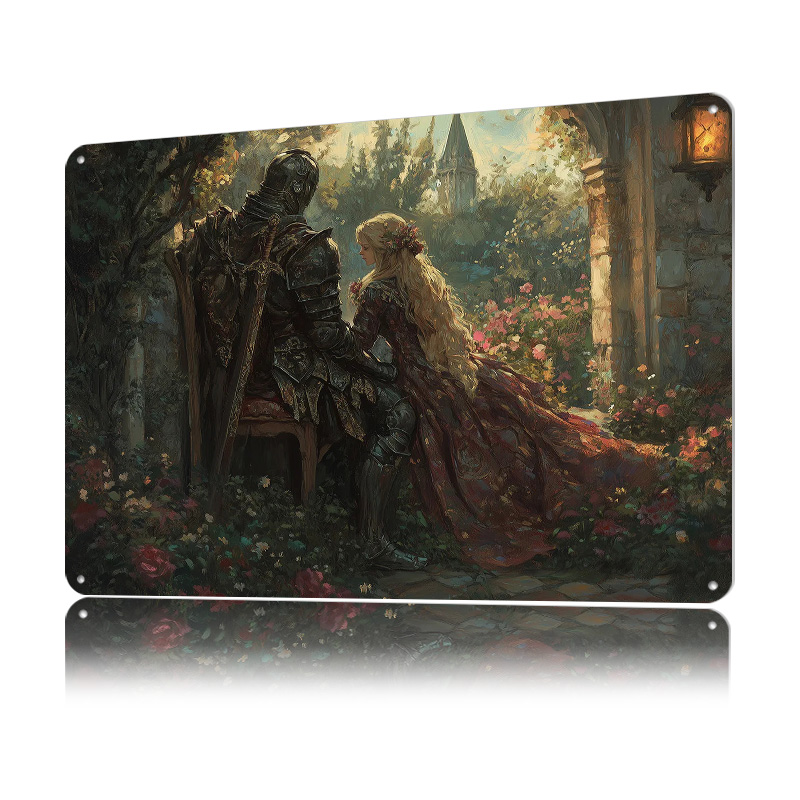 Pôster de Metal Personalizado  - Retro Knight Gaming avaliação e preço