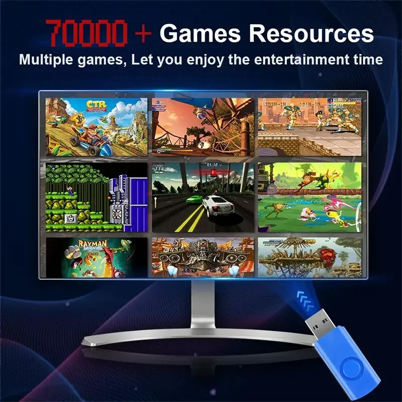 Console de jogos retrô 70000 + - Retro Gaming For Tv avaliação e preço