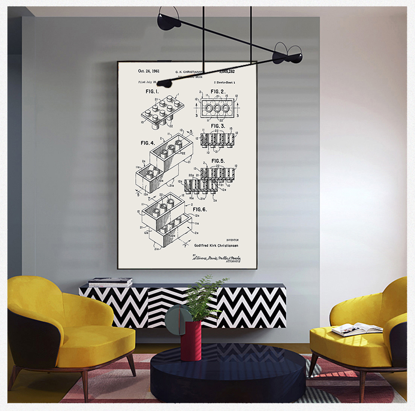 Decoração do quarto das crianç - Retro Gaming Lego avaliação e preço