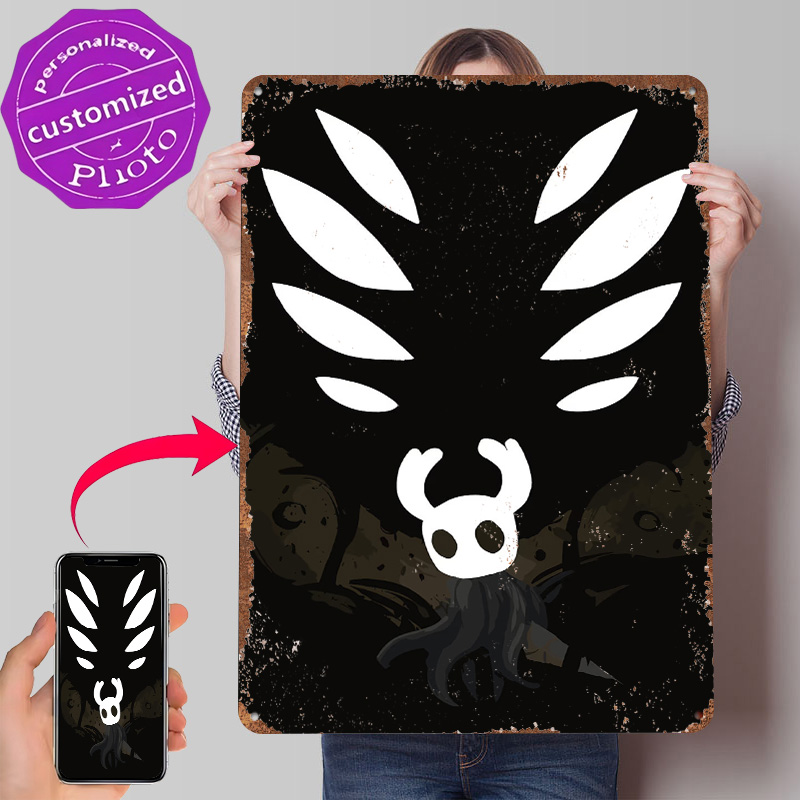 Pôster Metálico Hollow Knight, - Retro Knight Gaming avaliação e preço
