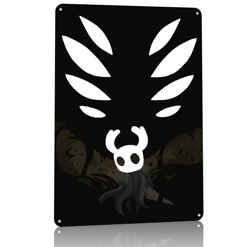 Pôster Metálico Hollow Knight, - Retro Knight Gaming avaliação e preço