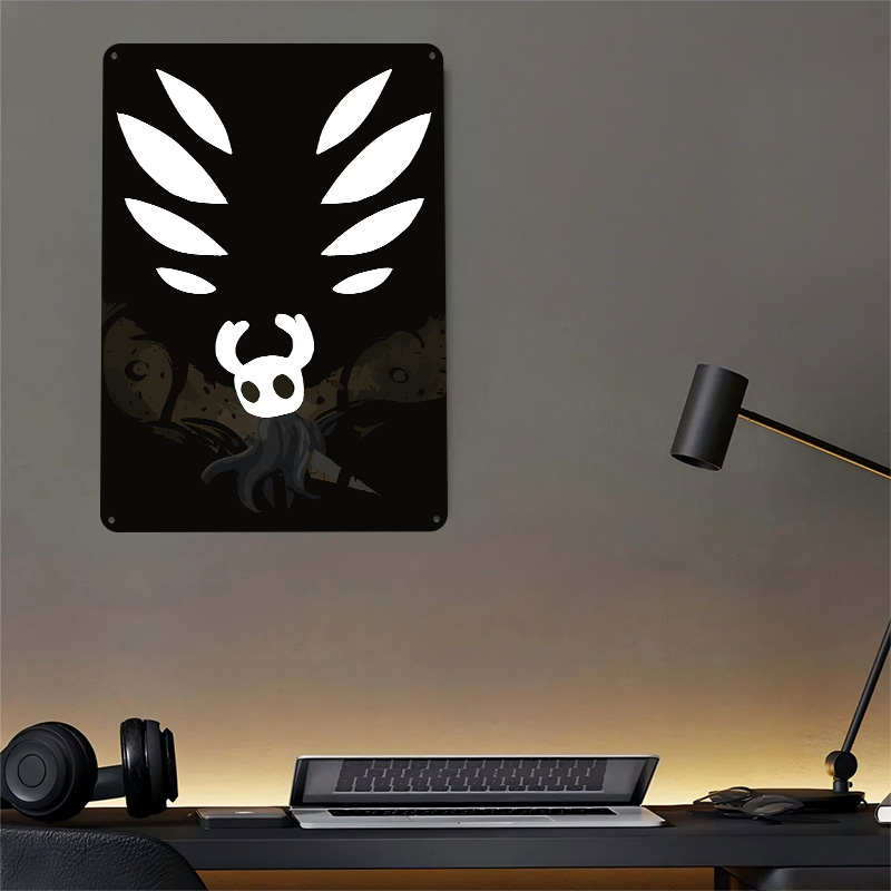 Pôster Metálico Hollow Knight, - Retro Knight Gaming avaliação e preço